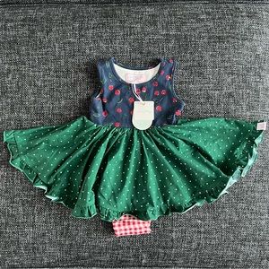 NWT Sweet Honey Cherry Bubble Size 2T